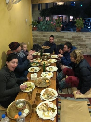 VoluntEars arranges dinner in local restaurants every night