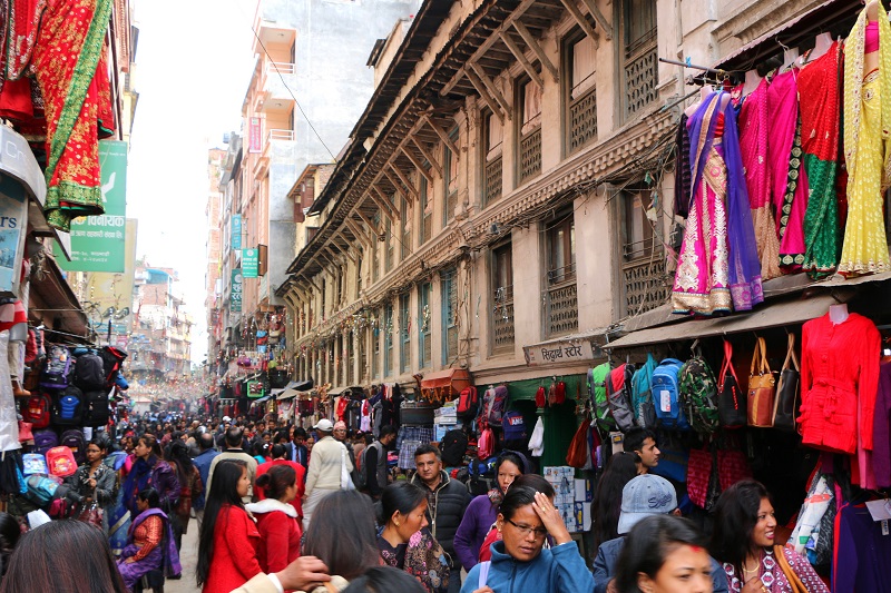 Explore the bustling streets of Kathmandu, Nepal