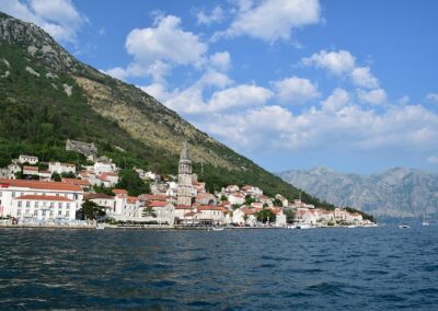 Photo of the town of Perast near to Kotor in Montenegro