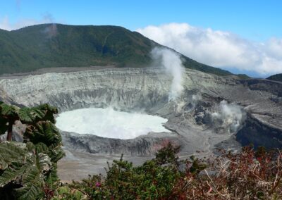 Arenal volcano crater in Costa Rica - walk around it during a trip with VoluntEars