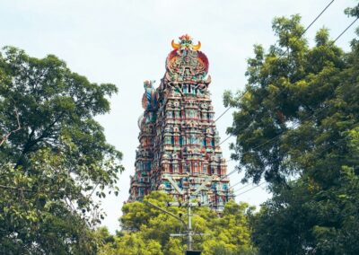 Ancient Hindu temple in south India