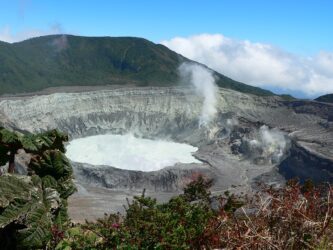 Arenal volcano crater in Costa Rica - walk around it during a trip with VoluntEars